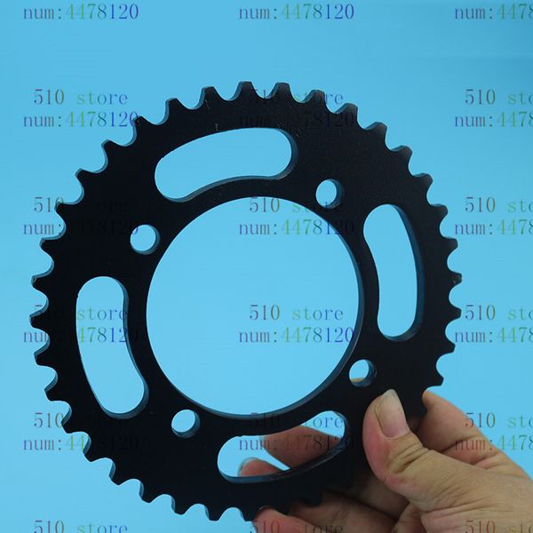 

black steel 420/428 37t tooth 76mm rear chain sprockets for chinese pit dirt bike motorcycle motocross 50cc-160cc