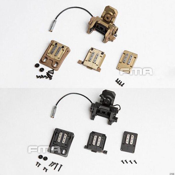 

fmanew nvg mount tactical helmet accessories hunting tactical accessoies functional gsgm connector combat mount tb1301 bk/de