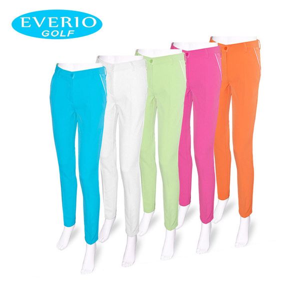 

women golf trousers sportswear vetements de golf pour hommes casual small fresh pants thin pencil golf/tennis pants, Gary;green