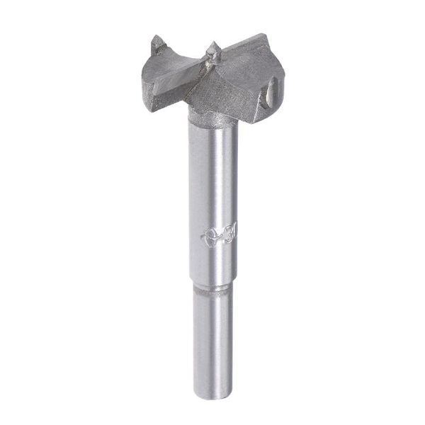 

uxcell forstner wood boring drill bit 30mm dia hole saw carbide tip round shank cutting for hinge plywood mdf cnc tool
