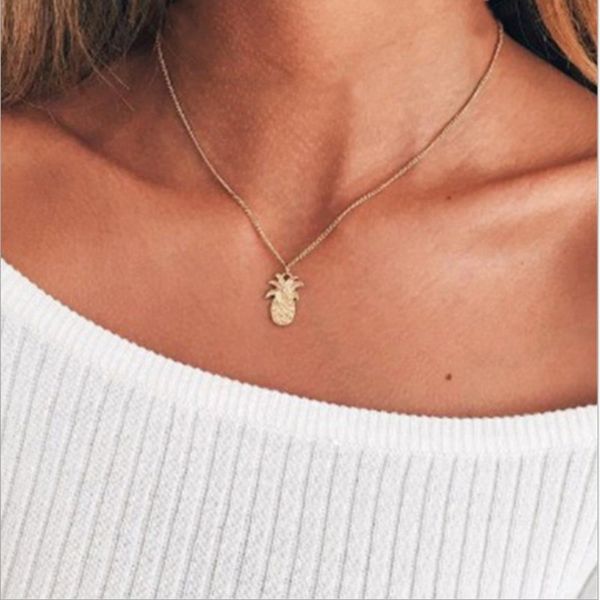 

europe creative fashion new product fruit necklace simple wild pendant necklace 2019 trend accessories accessories, Silver
