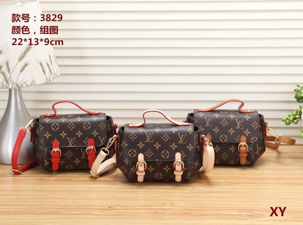 

2020 high qulity classic designer womens handbags ladies composite tote pu leather clutch shoulder bags female purse wallet tag 04