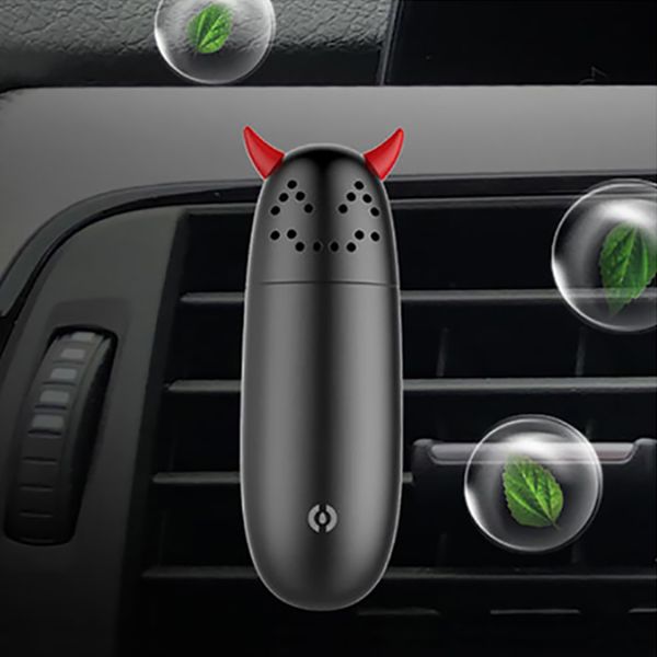 

rylybons car perfume air fresheners car scent air vent clip cute devil solid smell flavoring for auto accessories