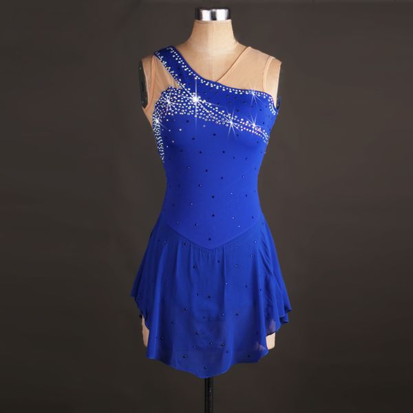 

figure skating dress girl gymnastics leotard competition costume ballet dress b004, Black;red