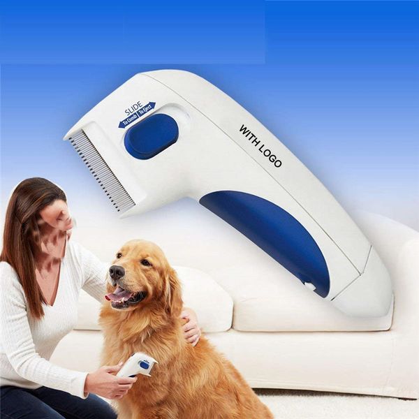 

electronic flea lice comb dog cat pet anti flea comb head lice remover pets control flea and tick killer pet cleaning capture tool