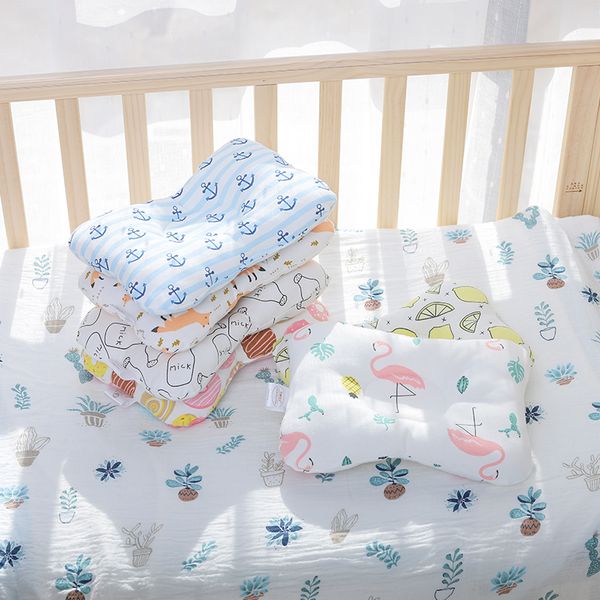 

simfamily] baby pillow newborn sleep positioner support pillow infant head protection cushion baby bedding prevent flat head