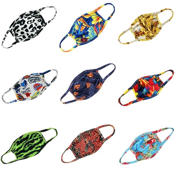 

wholesale non woven face mask anti dust mouth masks designer printed adults maske universal hypoallergenic latex-f #216, Black