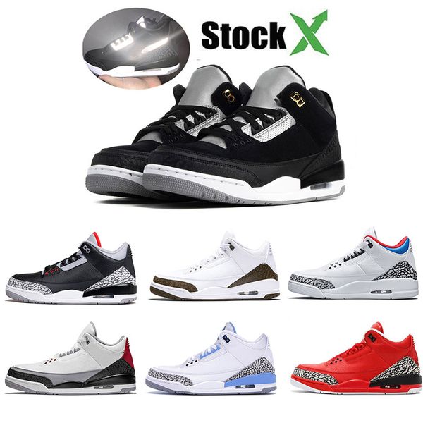 

3s 3m reflective static tinker sp black mens basketball shoes iii katrina black cement knicks rivals sports blue infrared 23 athletic shoes, White;red