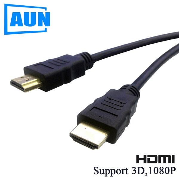 

aun hdmi black high speed male-male transmission data line.support the connect for lapprojector tv-box and so on