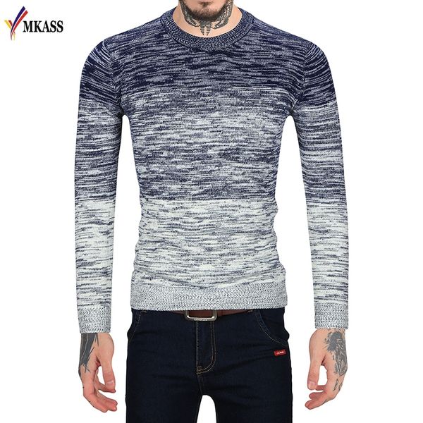 

mkass 2017 new spring autumn brand clothing men sweaters pullovers knitting fashion designer casual man knitwear 6011, White;black