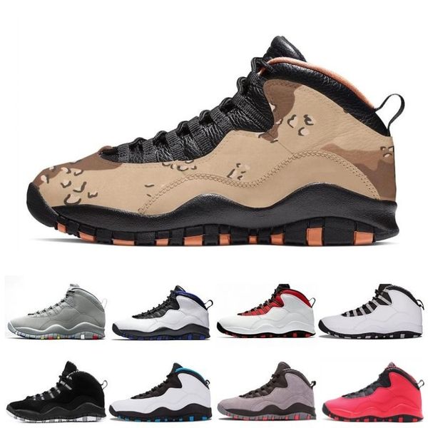 

Cheap New 10 X GS Fusion 10s Mens Basketball Shoes Bobcats Grey Red Chicago Cool Grey Iam Back Powder Blue Trainers Sport Sneakers