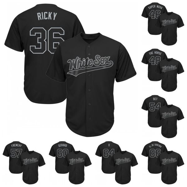 

36 Rick Renteria RICKY 2019 Players Weekend Nickname White Sox Jerseys 57 Jace Fry FRENCHY 60 Jimmy Cordero GERARD Josh Osich Jose Ruiz
