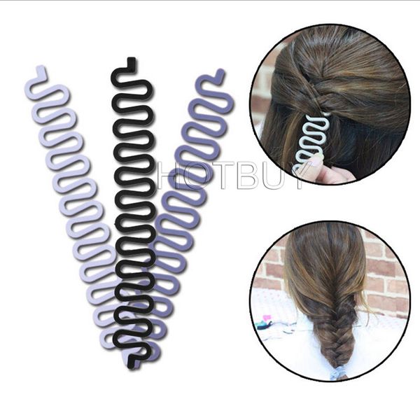 French Braid Plaiting Twist Braider Roller Hook Bun Maker Hair