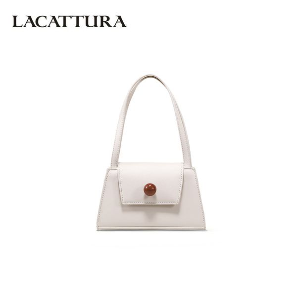 

lacattura 2019 women small shoulder bag leather handbag lady lovely clutch female tote bag fashion crossbody for young
