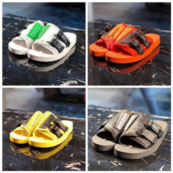 

2018 Europe Fashion Mensstriped Sandals Causal Non-slip Summer Huaraches Slippers Flip Flops Palm Angels Suicoke Slippers free ship