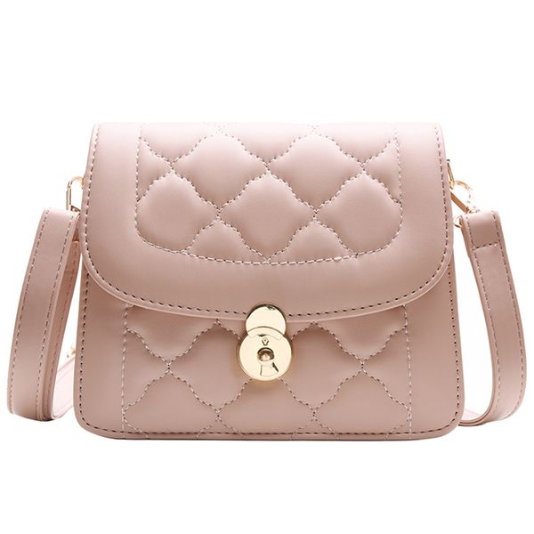 

lingge малый сумка новая мода корейской версии small square bag блокировка пряжка сумки simple дикого плеча