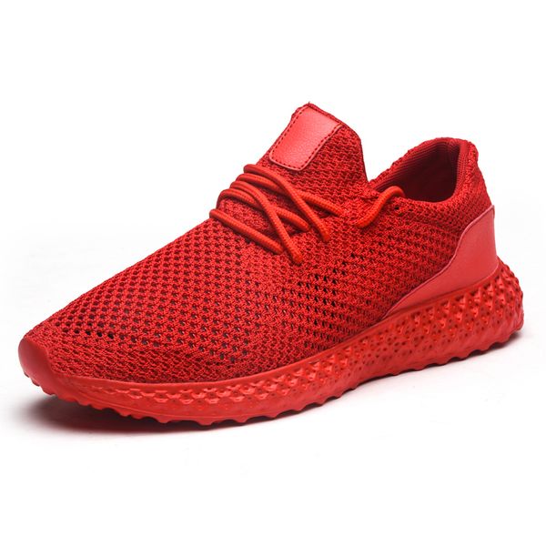 

men's big size running shoes breathable footwear fashion outdoor jogging shoes sneakers male light tennis 46 47, Black