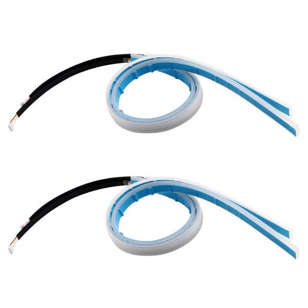 

ultrafine led strip tube flexible waterproof daytime running light white & amber suitable for switchback headlight led strip,d