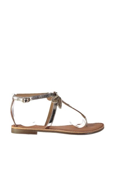 

pearl genuine leather gold women sandals 120130005451, Black