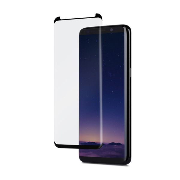 

case friendly glass full cover for samsung s10 plus note 9 full curved protector adhesive edge for samsung s8 s7 edge note 8 with box 120pcs