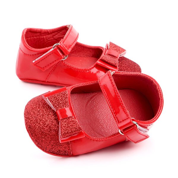 

newborn baby shoes girls 2019 infant toddler first walkers sapatos infantil white red bowknot baby girls shoes
