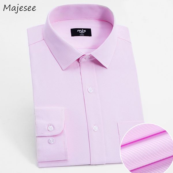 

men shirt long sleeve males business plus size solid all match mens shirts casual slim fit ulzzang novelty simple, White;black