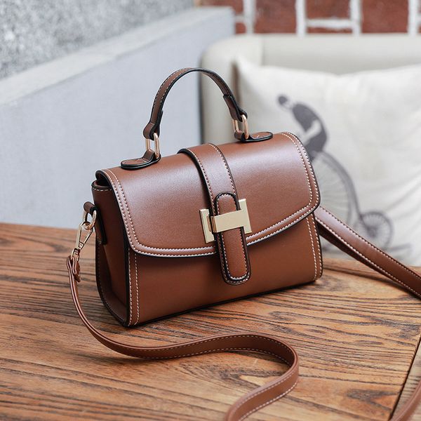 

aosbos vintage soft pu leather crossbody bags for women shoulder messenger bag fashion casual lady travel tote bag flap handbag