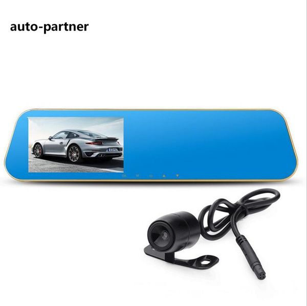 

car dvr camera rearview mirror auto dvrs dual lens dash cam video registrator camcorder full hd 1080p night vision