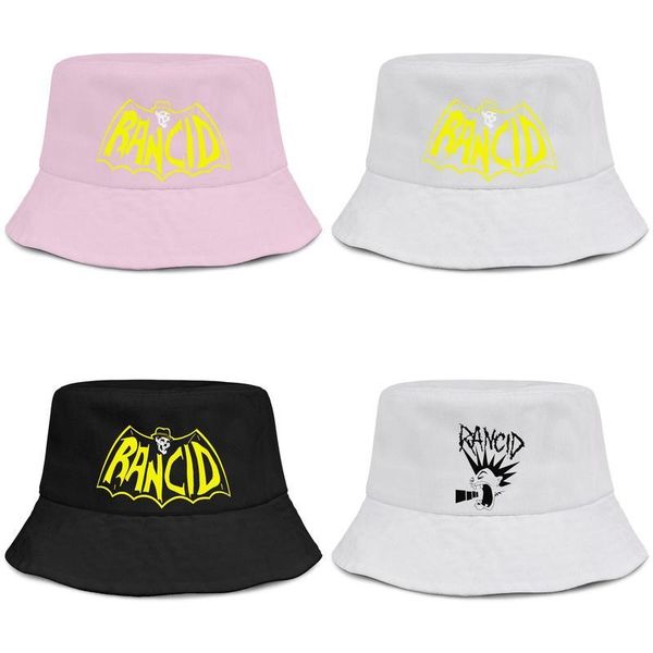 

rancid batman punk band rancid for men and women buckethat custom hipster bucket baseballcap scream funny design rancid skull music logo, Blue;gray