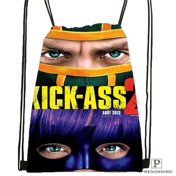 

пользовательский обалденная drawstring рюкзак сумка симпатичного рюкзак дети satchel (черная назад) 31x40cm # 2018611-3