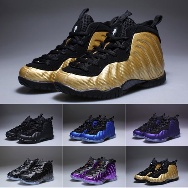 

Kid Basketball Shoes Legion Air Eggplant Penny Hardaway Children Shine Island Green University Red Shoes sport trainer Boys Sneaker Size 28-