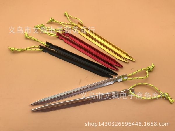 

rough outdoor aluminum alloy tent awning stake rhizoma sparganii stake