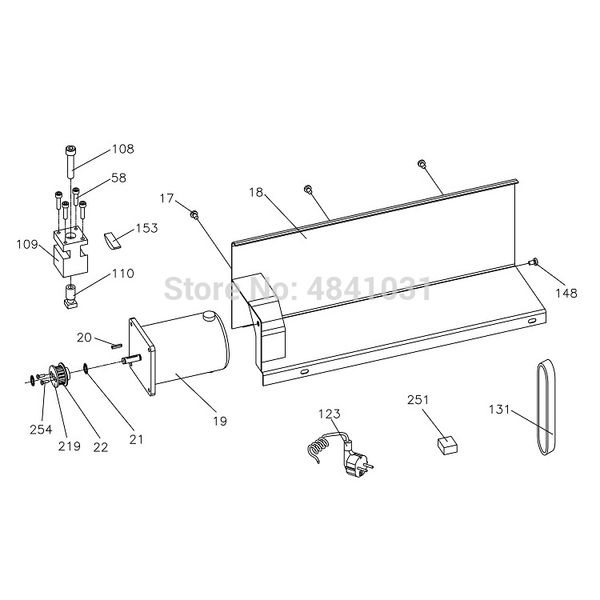 

sieg c1 motor carbon brush/motor synchronous wheel/tool holder/timing belt