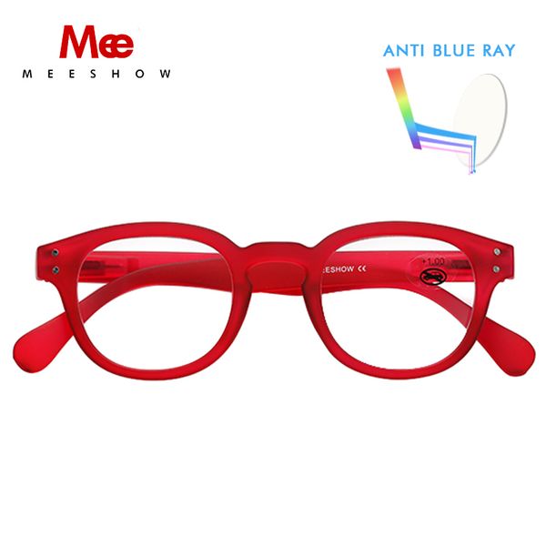 

meeshow new reading glasses men 's glasses anti blue ray eye glasses uv400 french screen presbyopia +1.0 +2.5 1513
