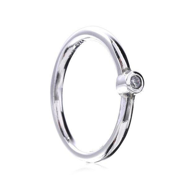 

ajax 925 sterling silver elegant and simple round ring for women gifts, Slivery;golden