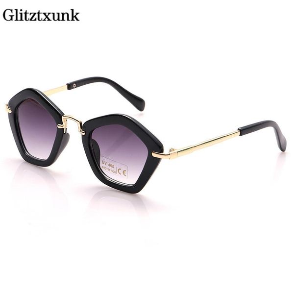 

glitztxunk black мода детские солнцезащитные очки для девочек uv400 2018 детские солнцезащитные очки мальчики девочки детские очки goggle сп, Blue
