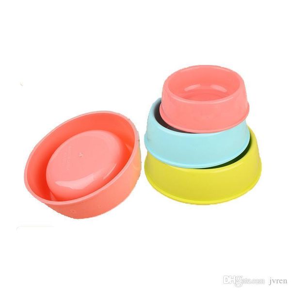 

cat feed water dish plastic food bowl puppy lovely pet travel dog bowl