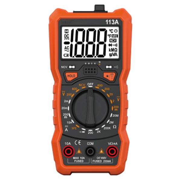 

rm113a/rm113d/rm113e digital multimeter 6000 counts auto ranging ac/dc voltage meter flash light back light large screen 113a/d