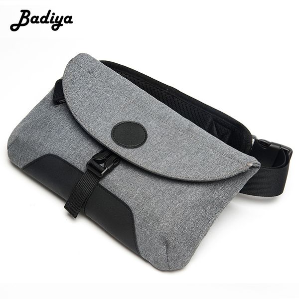 

new men waist pack outdoor travel sports crossbody bag waterproof large capacity hasp shoulder bag for men belt fanny pack