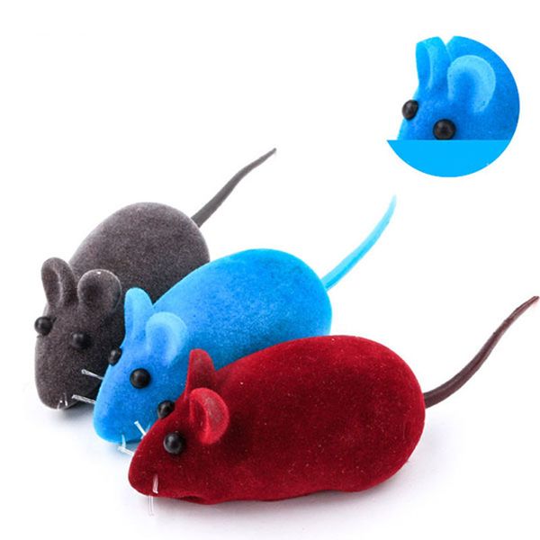 

1 шт. кроличий мех ложная мышь pet cat игрушки мини забавные игровые игрушки для кошек котенок 13x6x3 см