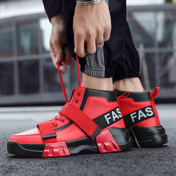 

bigfirse show men fashion shoes high comfortable men's casual shoes outdoor non-slip men sneakers brand zapatillas hombre, Black