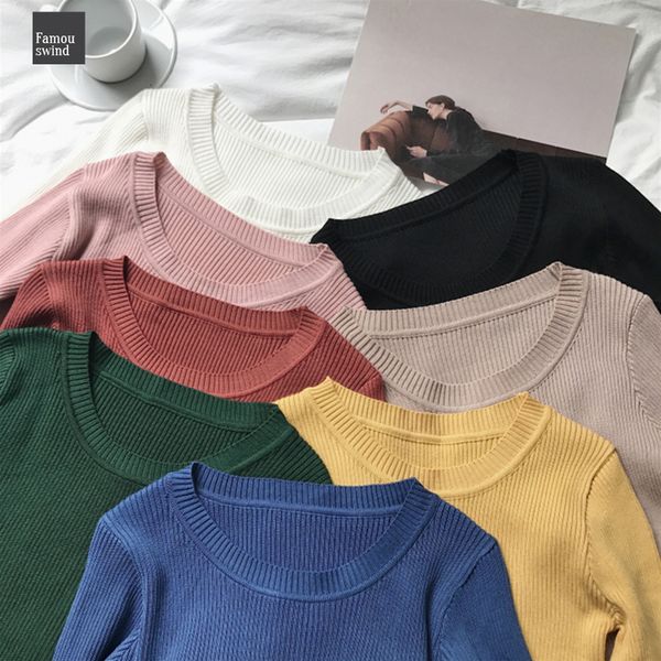 

women sweater pullover slim o neck warm sweaters knitted korean women clothes pull fashion femme poleras sueter 2019, White;black