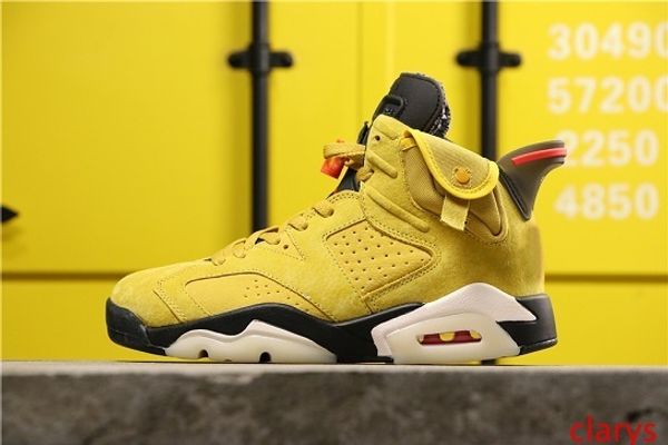 

new travis scotts x 6 mens basketball shoes 3m 6s yellow army green gatorade baskets sneakers tinker cactus jack trainers des chaussures
