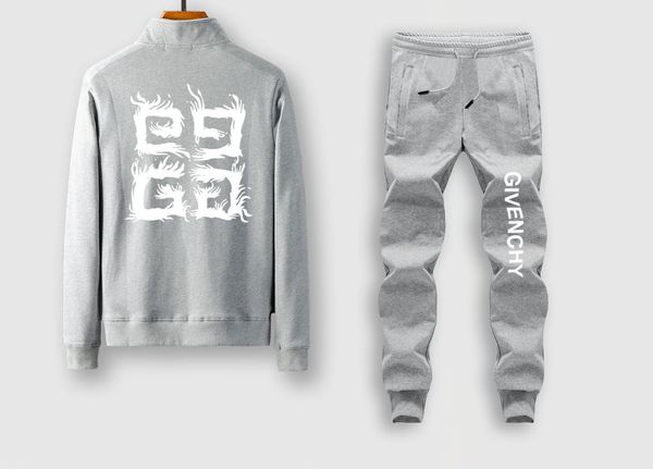 

autumn brand designer men's sportswear hoodie pants two-piece suit jogger casual track suit, Black;blue