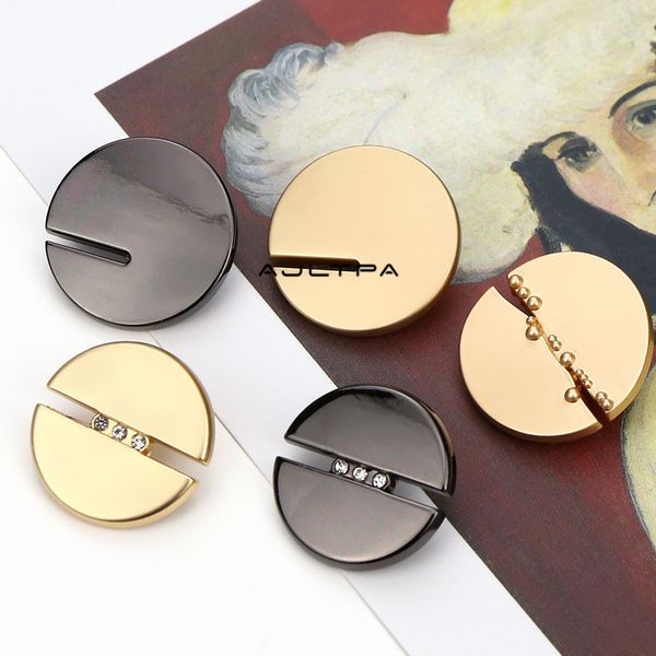 

2000pcs 18mm-30mm new metal button shank button for woolen coat dresses cap clothing decoration buttons, Blike;white