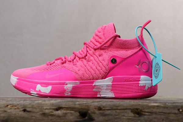 

new kd 11 ep white orange foam pink paranoid oreo ice kids basketball shoes original kevin durant xi kd11 mens trainers sneakers cct10