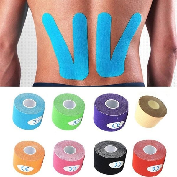 

5cmx5m elastic sports bandage self adhesive bandage stretch wrap tape hand wrist first aid kit sports emergency kits