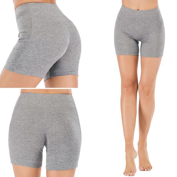

fashion solid color yoga shorts high waist leggings women bulift leggings tights sportwear fashion shorts summer legging, White;red