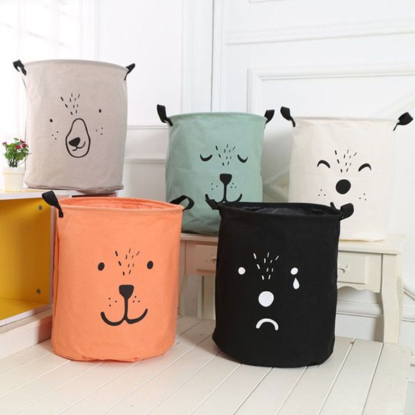 

picnic basket laundry hamper bag cartoon lovely clothes storage baskets home clothes barrel bags kids toy storage box dirty clothes basket