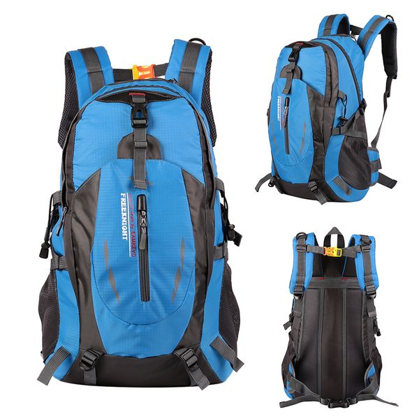 

40l outdoor backpack mountain camping riding sport travel waterproof bag women